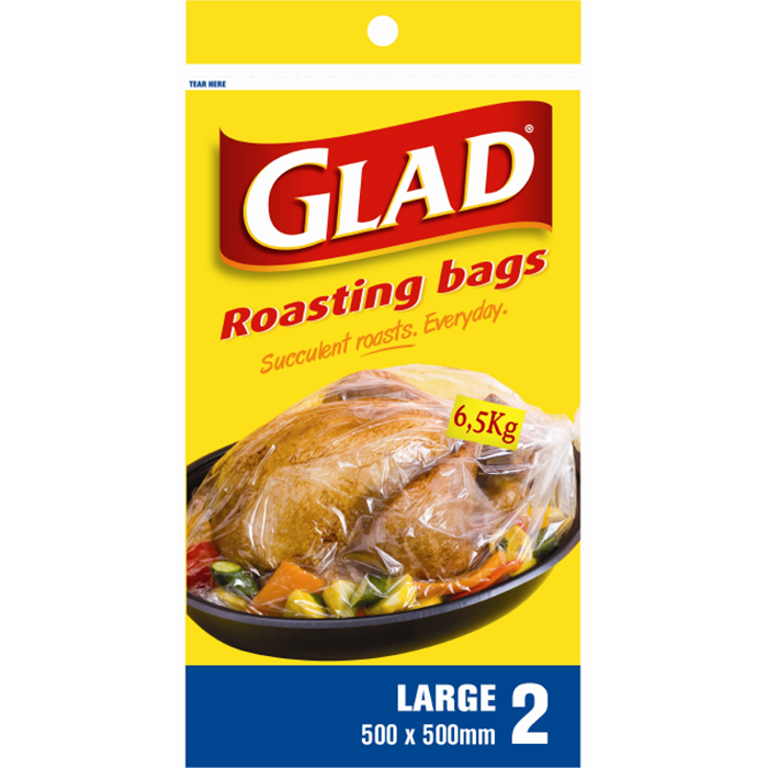 Glad® Oven Roasting Bags Large – 500mm x 500mm