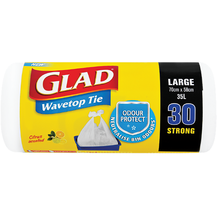 Glad® Wave Top Bags Large