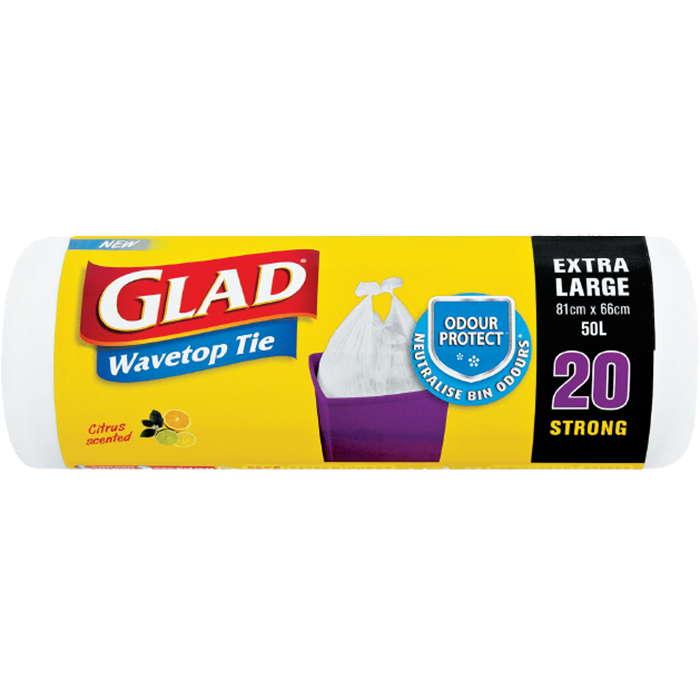 Glad® Wave Top Bags Extra Large