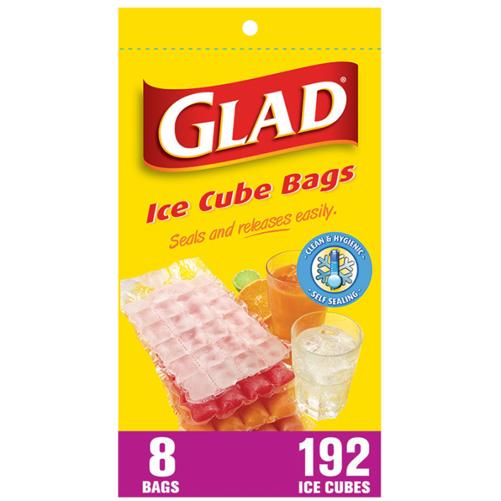 Glad® Ice Cube Bags 8’S
