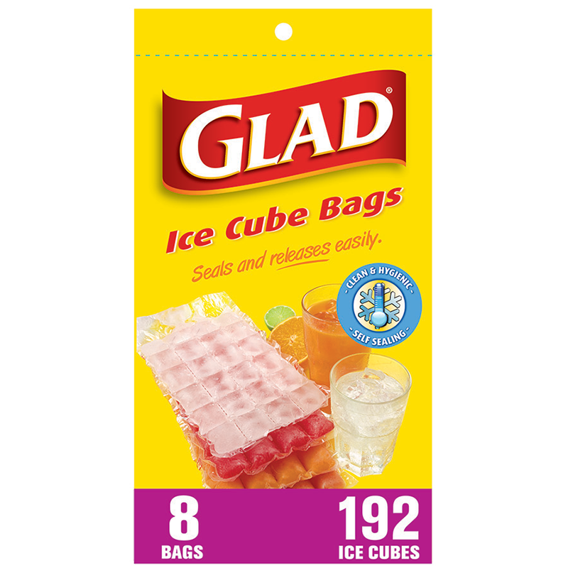 Glad® Ice Cube Bags 8'S - Glad RSA