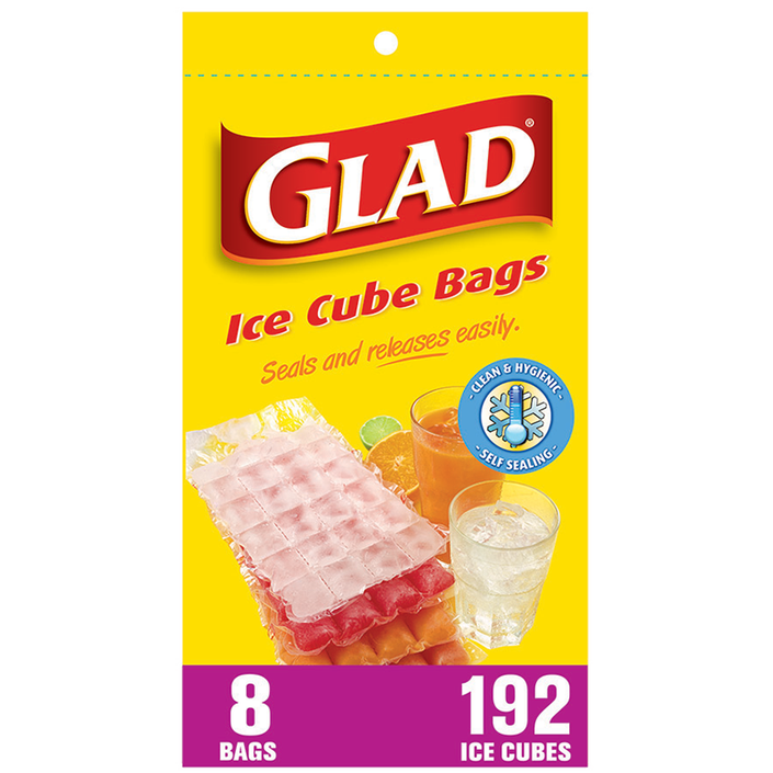 Glad® Ice Cube Bags 8’S